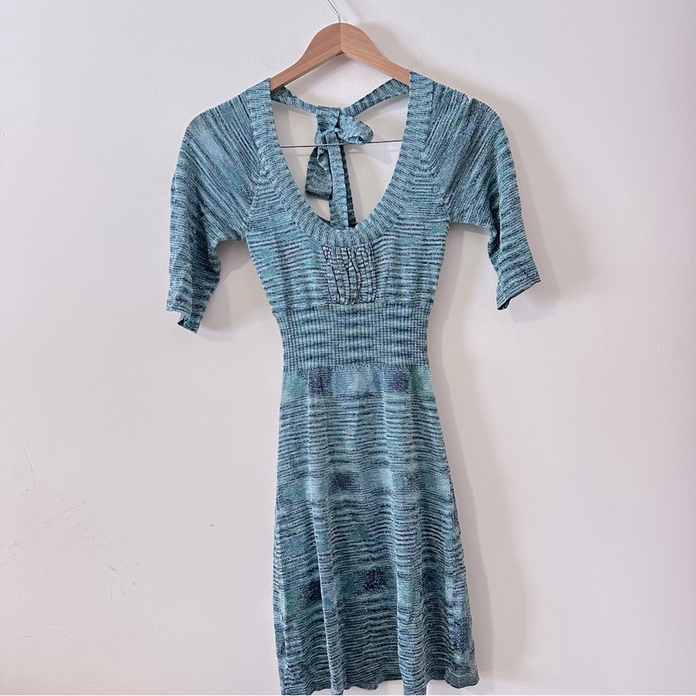 GUESS Y2K Shimmer Knit Dress